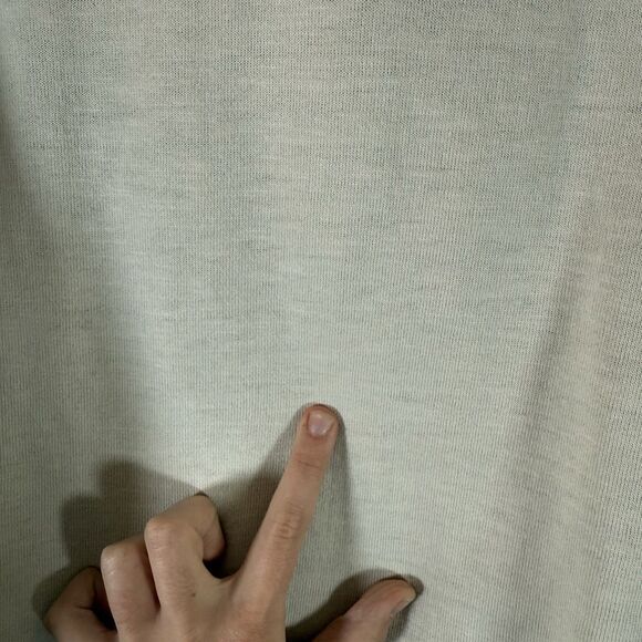 OuterKnown Hoodie Men's Large White Pockets Snap Neck Pullover Hooded - Picture 6 of 16